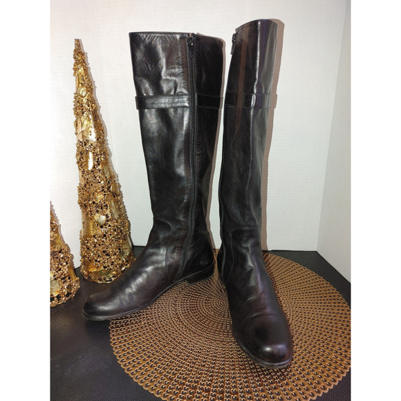 Stuart Weitzman Leather Boots Size 8.5M - Picture 3 of 6